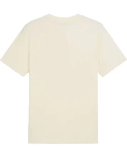 PUMA – T-SHIRT ESSENTIALS+TEXTURED FOIL LOGO JUNIOR BEIGE –692207-87