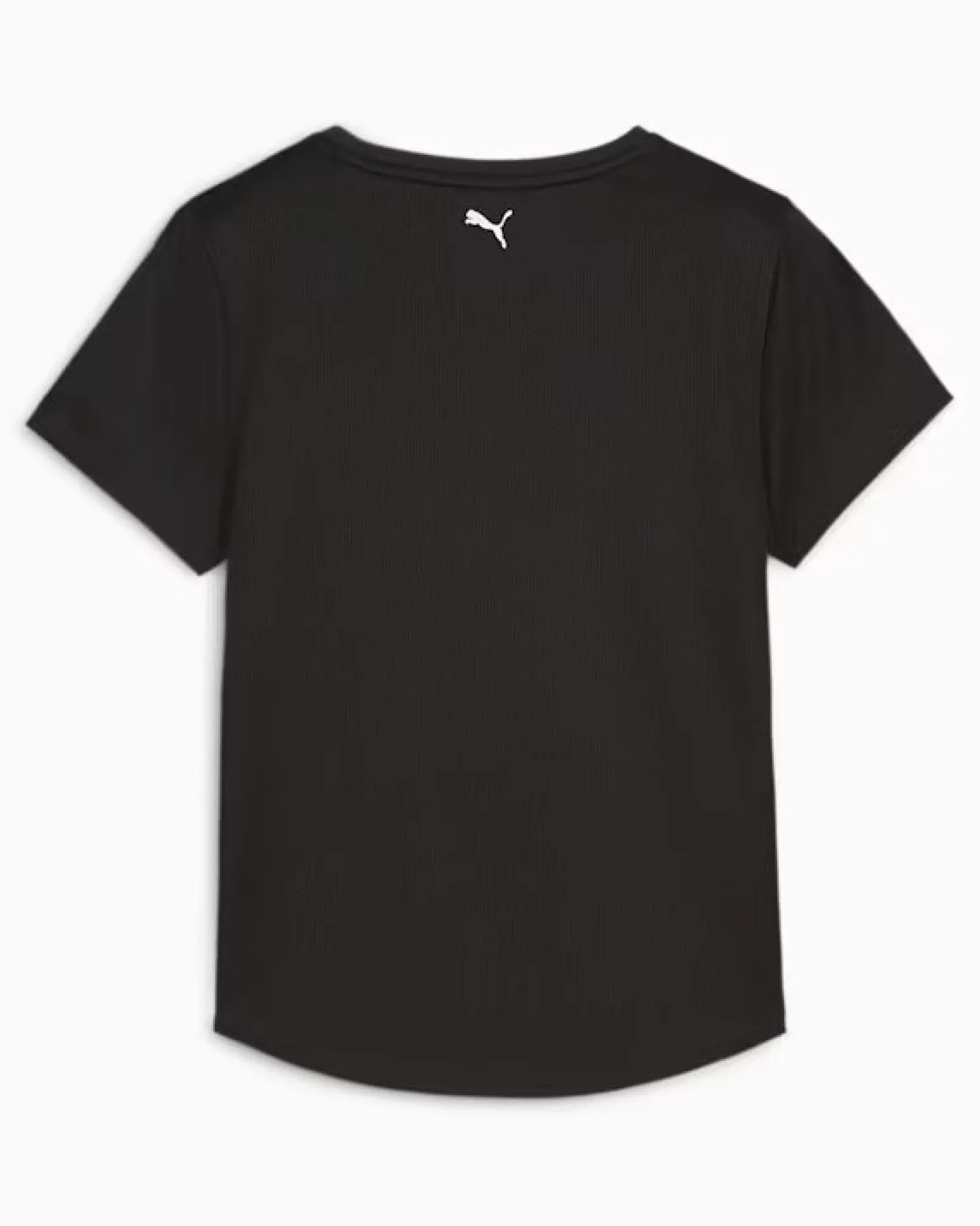 PUMA TSHIRT FIT ULTRAVREATHE TEE - Tshirt nera da donna con logo bianco - 52384456