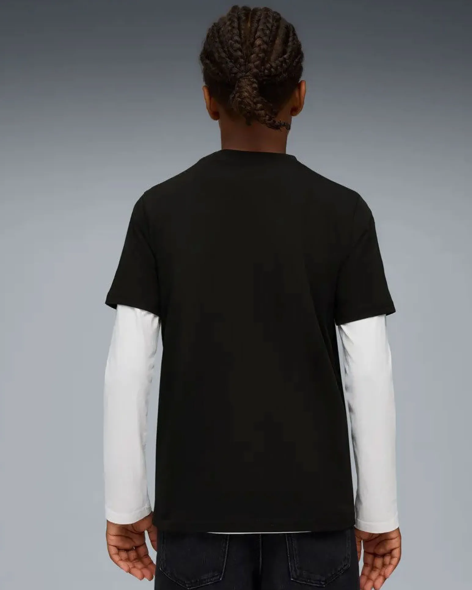PUMA - T-SHIRT JUNIOR ( 7-16 ANNI) MEZZA MANICA NERA ACM MILAN FTBL CULTURE, 782590-04