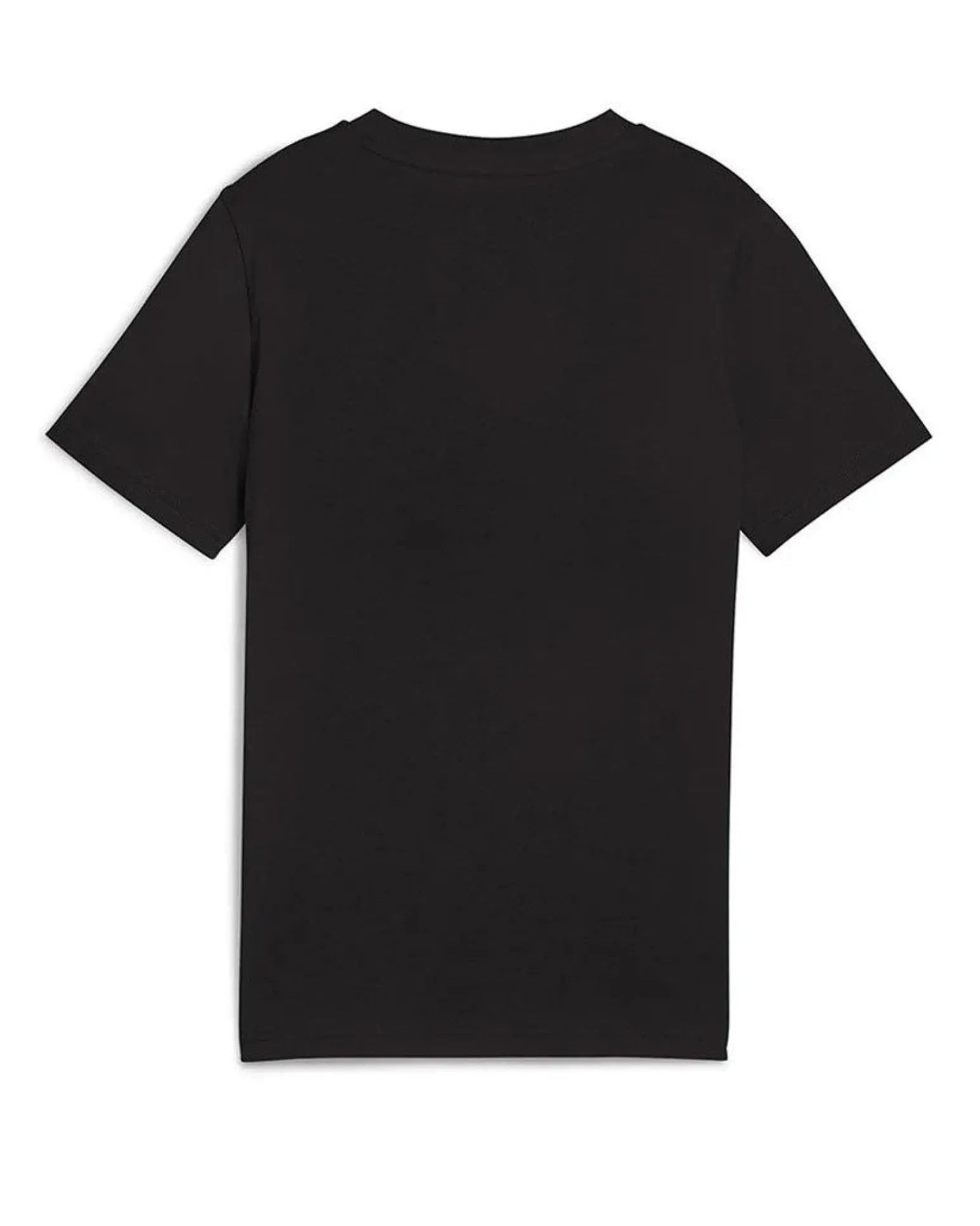 PUMA - T-SHIRT JUNIOR ( 7-16 ANNI) MEZZA MANICA NERA E BIANCA ESSENTIAL BLOCK TEE, 685818-01