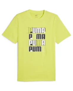 PUMA - T-SHIRT LIME DA UOMO ESS+LOGO LAB - 678976-38
