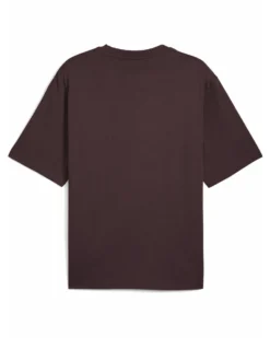 PUMA - T-SHIRT MARRONE WARDROBE ESS BOXY  DA UOMO 629645-31