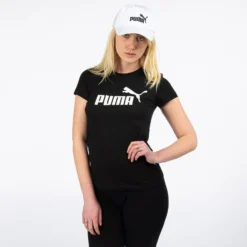 PUMA - T-SHIRT MM ESS LOGO TEE BLACK