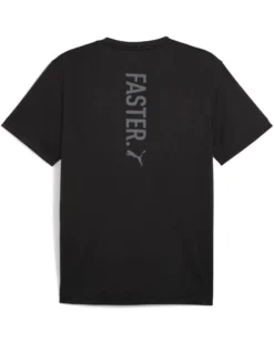 PUMA - T-SHIRT NERA GRAPHICS RUNNING FASTER DA UOMO - 526563-01