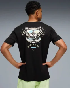 PUMA - T-SHIRT NERA RUN NITRO GRAPHIC TEE DA UOMO, 528449-01