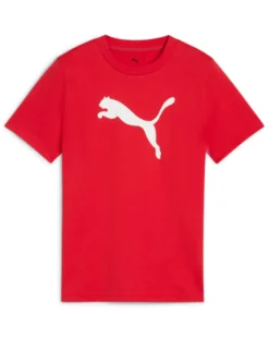 PUMA - T-SHIRT ROSSA ESS CAT LOGO TEE JUNIOR - 684907-11