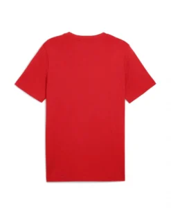 PUMA - T-SHIRT ROSSA ESSENTIAL 2 COLOR SMALL LOGO DA UOMO, 684717-11