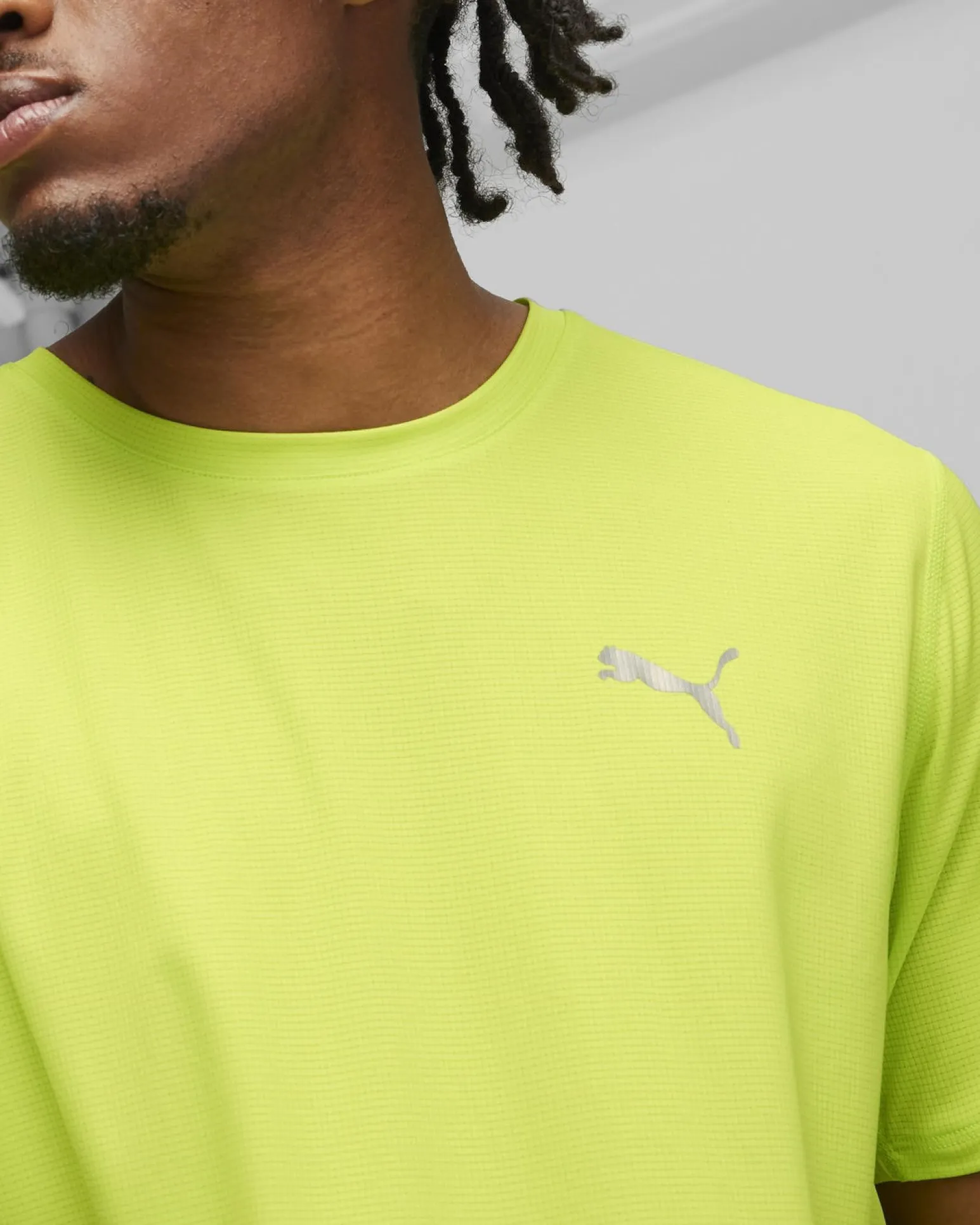 PUMA - T-SHIRT RUN FAVORITE VELOCITY LIME DA UOMO, 525058-39