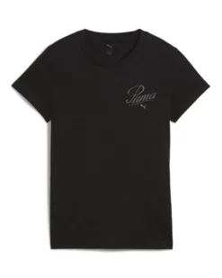 PUMA - T-SHIRT SCRIPT NERA DA DONNA 684982-01