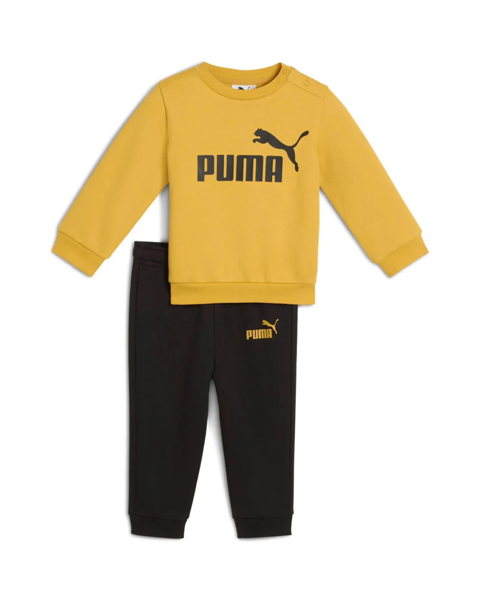 PUMA – TUTA COMPLETA MINICATS ESSENTIALS KIDS GIALLA/NERA – 686280-62