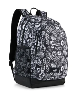 PUMA -ZAINO ACADEMY AOP  BIANCO E NERO - 091150-08