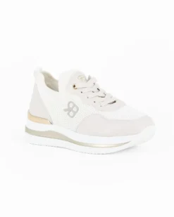 RENATO BALESTRA - Scarpa sneakers bianca con soletta estraibile in VERA PELLE