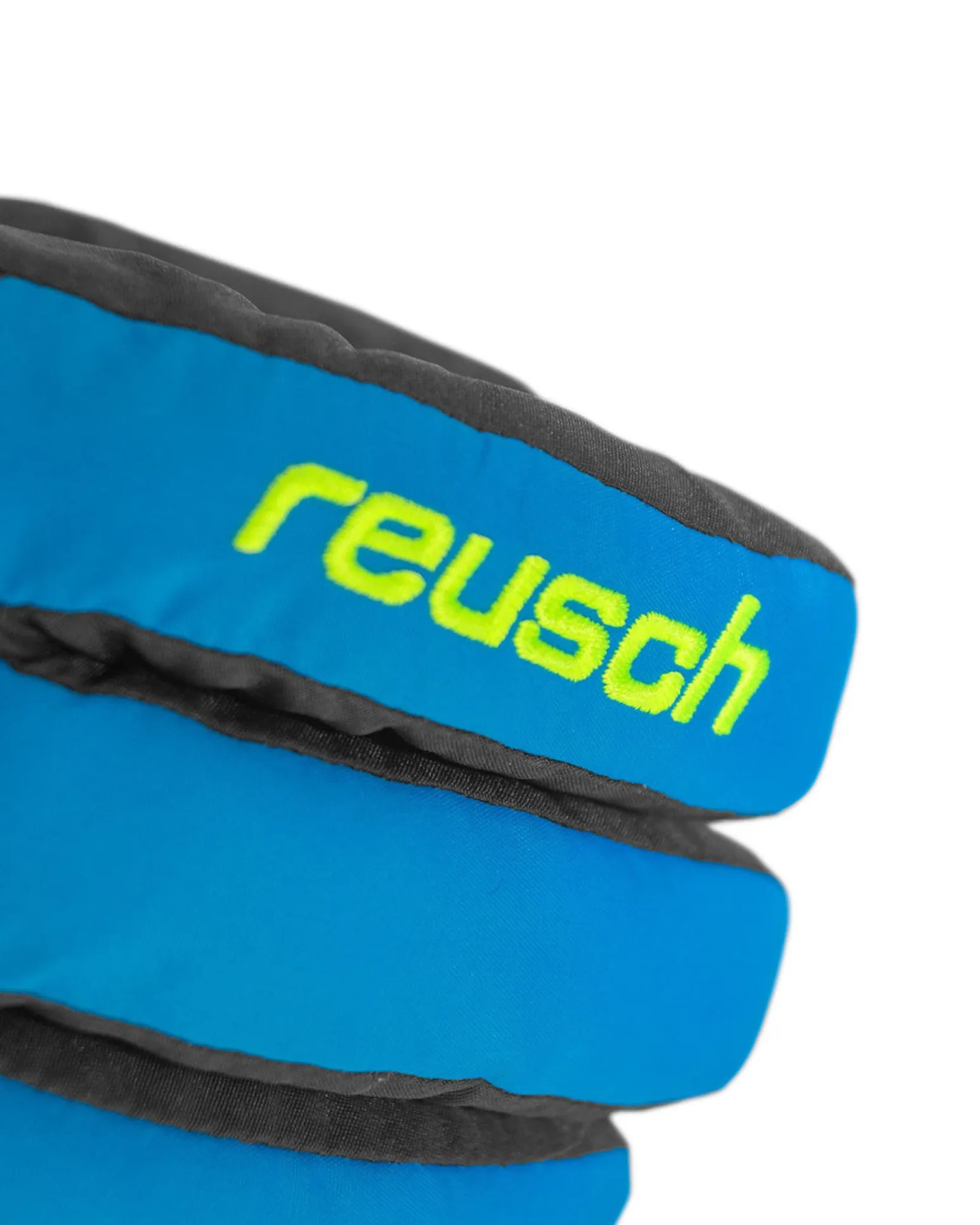 REUSCH - Guanti sci neri, blu e gialli da bambino idrorepellenti, antivento e ultratraspiranti - ALAN