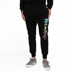 RICK AND MORTY - UOMO PANTALONE FELPA CON POLSI
