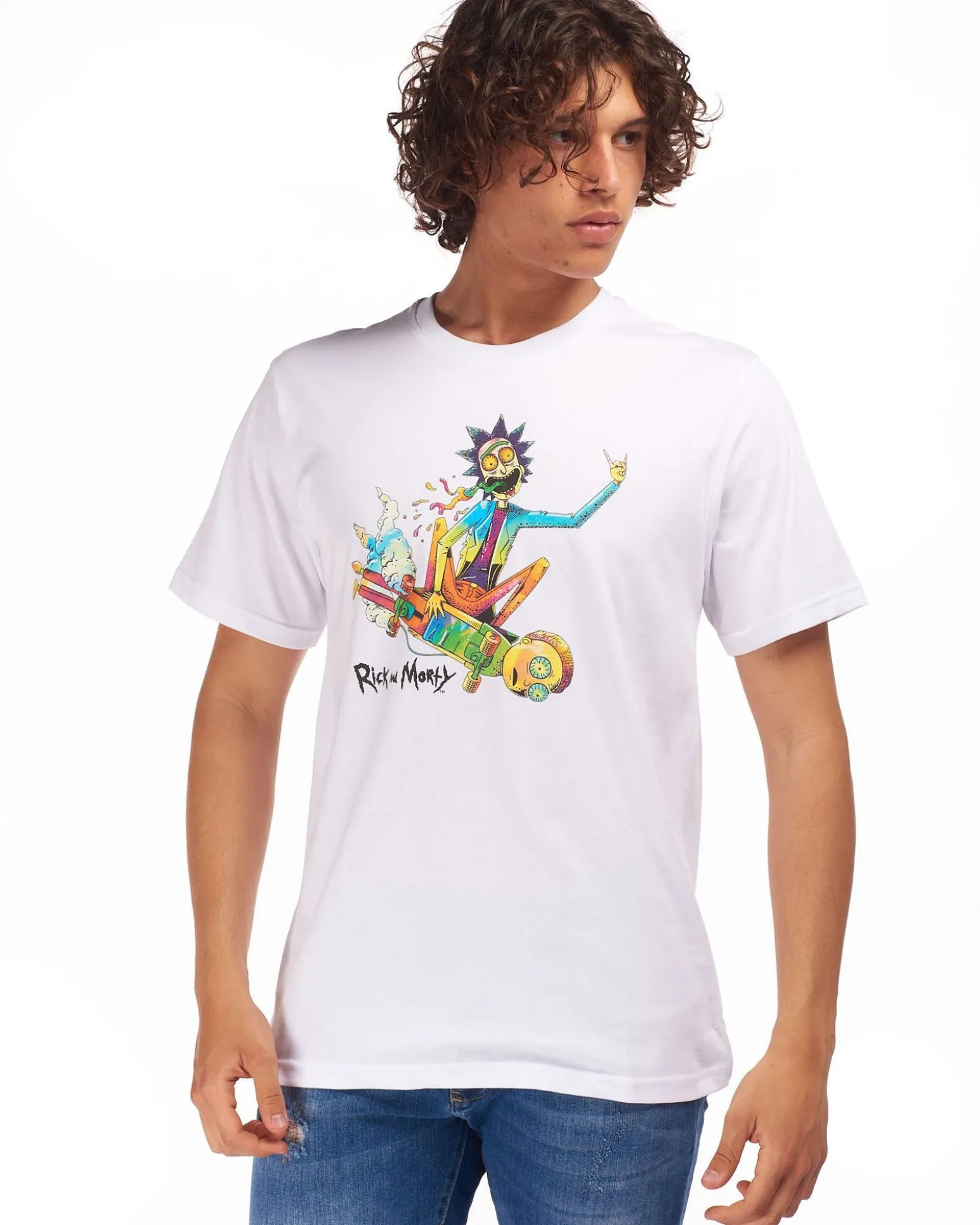 RICK AND MORTY - UOMO TSHIRT MEZZA MANICA
