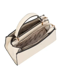 RIFLE - Borsa a mano beige con due scomparti principali, tracolla removibile
