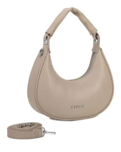 RIFLE - Borsa a spalla taupe, tracolla removibile