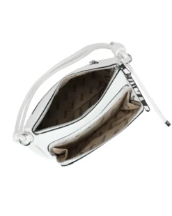 RIFLE - Borsa a spalla zebrata con tasca frontale e tracolla removibile