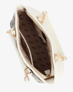 RIFLE - Borsa due manici animalier beige