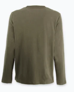 RIFLE - MAGLIA MANICA LUNGA VERDE MILITARE DA UOMO