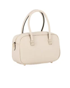 RIFLE - Minibag a due manici naturale con parte frontale scamosciata, tracolla removobile