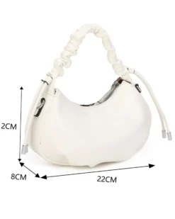 RIFLE - Minibag animalier con manico arricciato, tracolla removibile