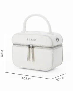 RIFLE - Minibag bianca con tracolla removibile