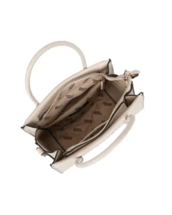 RIFLE - Minibag due manici naturale con tracolla removibile