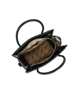 RIFLE - Minibag due manici nera con tracolla removibile