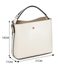 RIFLE - Minibag maculata con tre scomparti principali e dettaglio catenina, tracolla removibile