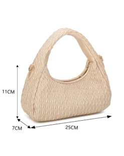 RIFLE - Minibag platino trapuntata con tracolla removibile