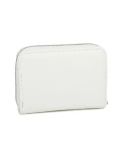 RIFLE - Portacarte bianco con chiusura a zip