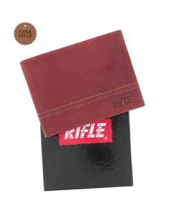 RIFLE - Portafoglio mattone da uomo in VERA PELLE