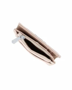RIFLE - Portafoglio taupe da donna con logo
