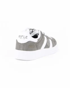 RIFLE - Scarpa sneakers grigia da uomo con lacci