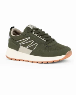 RIFLE - Scarpa verde militare da uomo con lacci