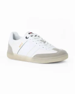 RIFLE - Sneakers bianca con lacci e logo laterale