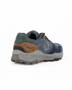 RIFLE - Sneakers blu da uomo con lacci