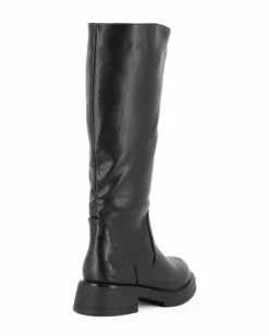 RIFLE - Stivale nero con zip laterale