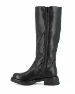 RIFLE - Stivale nero con zip laterale