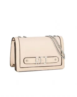 RIFLE - Tracollina beige con lettere logo scorrevoli sulla patta