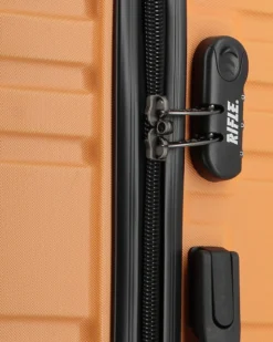 RIFLE - TROLLEY ARANCIONE IN ABS 4 RUOTE