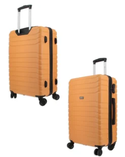 RIFLE - TROLLEY ARANCIONE IN ABS 4 RUOTE