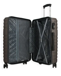 RIFLE - TROLLEY BRONZO IN ABS 4 RUOTE