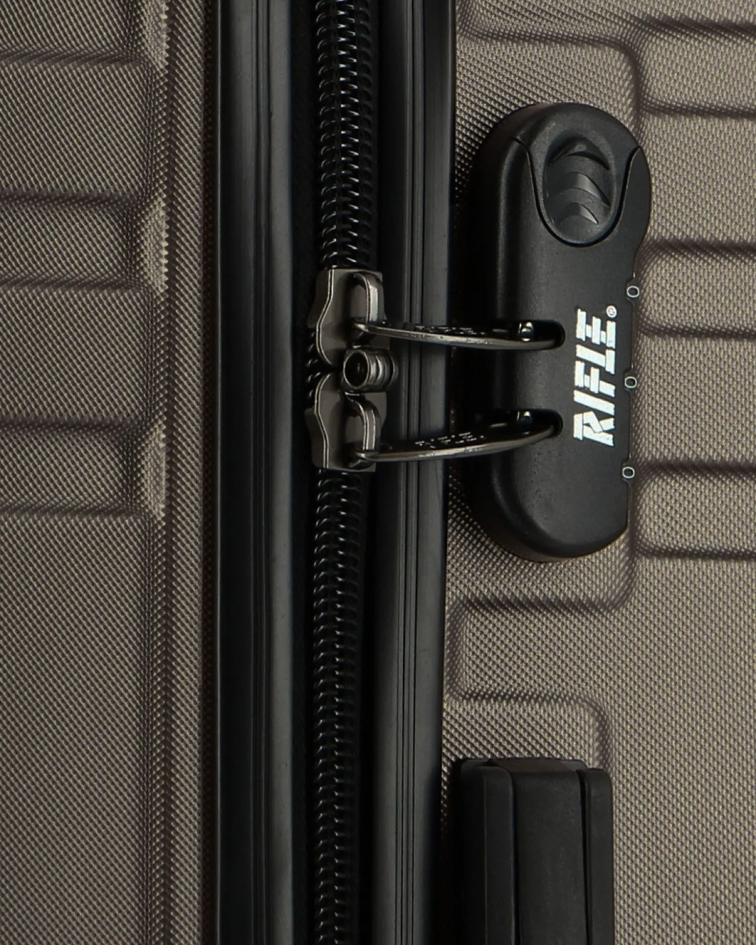 RIFLE - TROLLEY BRONZO IN ABS 4 RUOTE