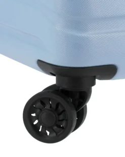 RIFLE - TROLLEY CELESTE IN ABS 4 RUOTE