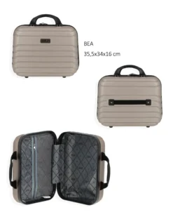 RIFLE - TROLLEY CHAMPAGNE IN ABS 4 RUOTE