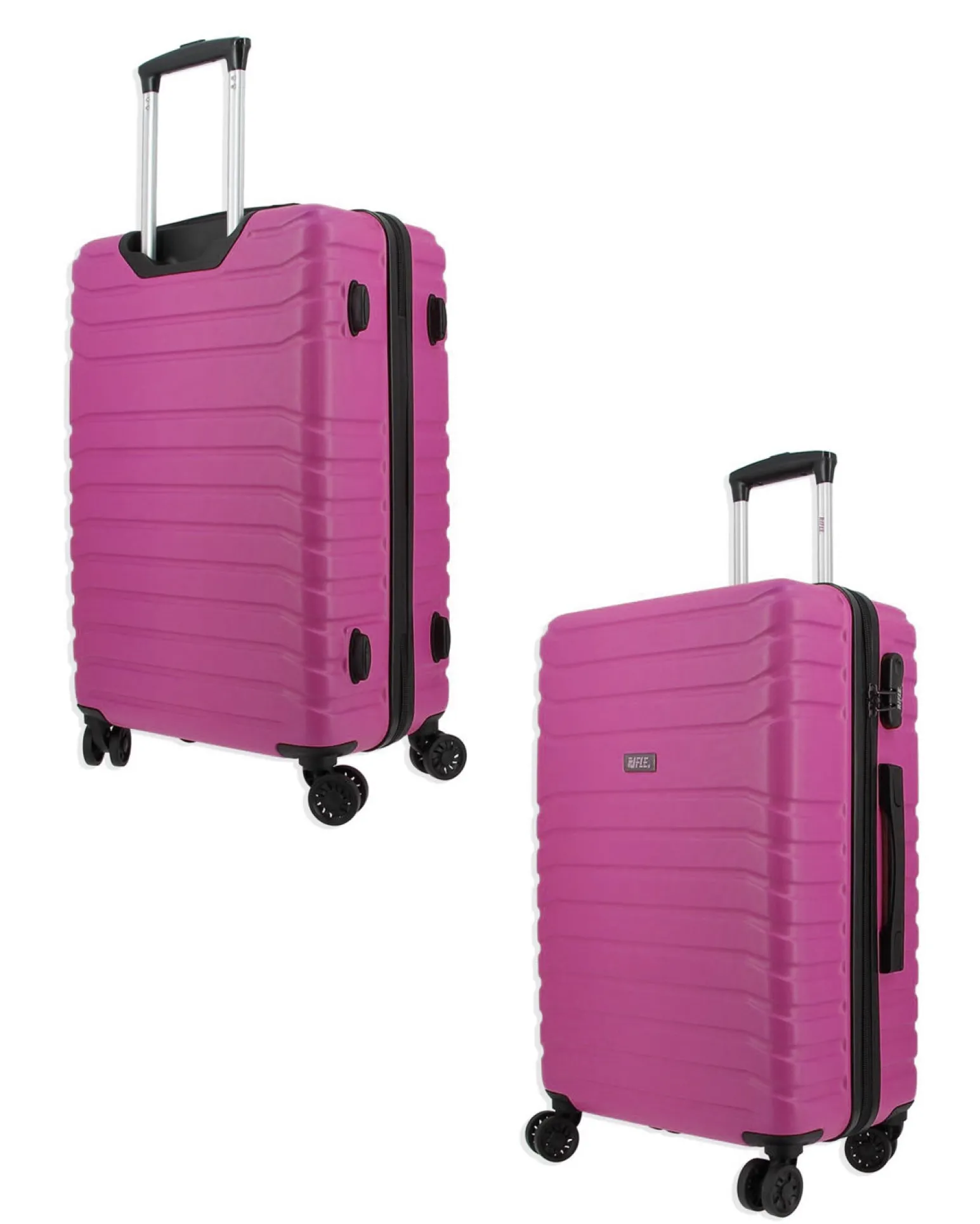 RIFLE - TROLLEY FUXIA IN ABS 4 RUOTE