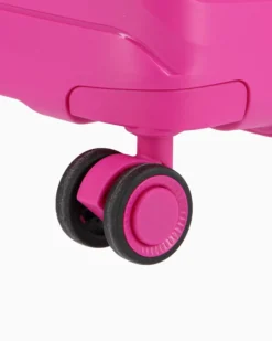 RIFLE - TROLLEY FUXIA IN ABS 4 RUOTE CON COMBINAZIONE TSA