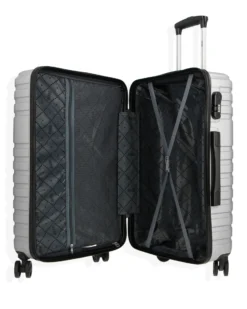 RIFLE - TROLLEY GRIGIO IN ABS 4 RUOTE